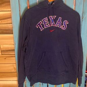Nike Texas Rangers embroidered pullover hoodie sweatshirt size XXL navy blue